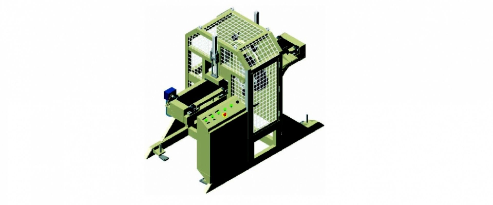 Maquinaria de envoltura para perfiles de aluminio y PVC